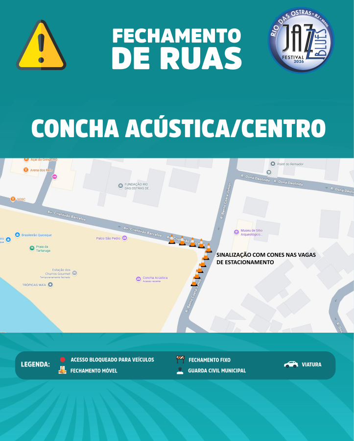 Fechamento de ruas
