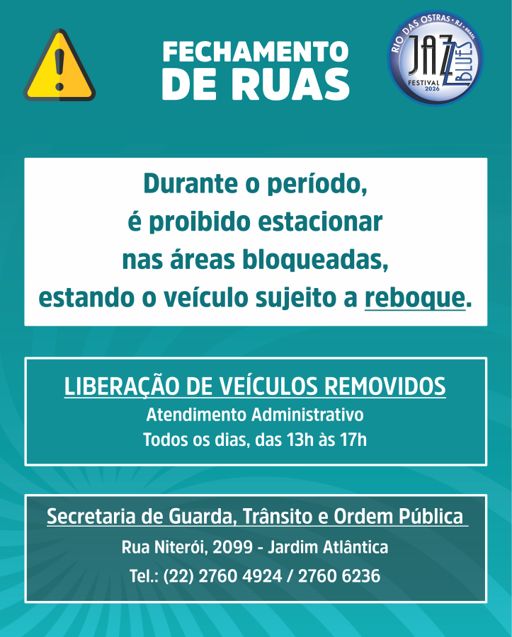 Fechamento de ruas