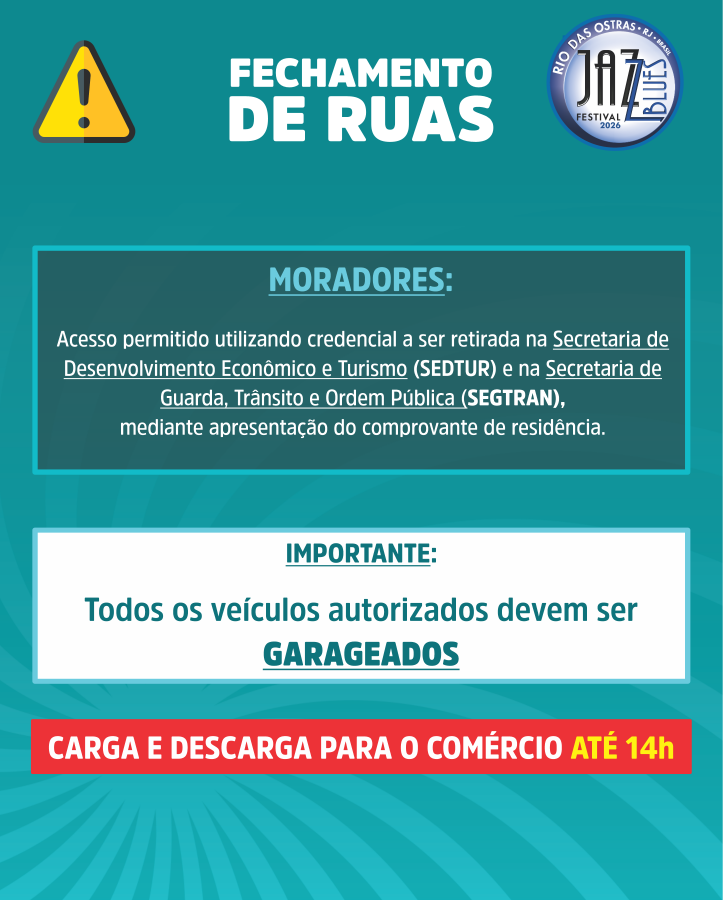 Fechamento de ruas