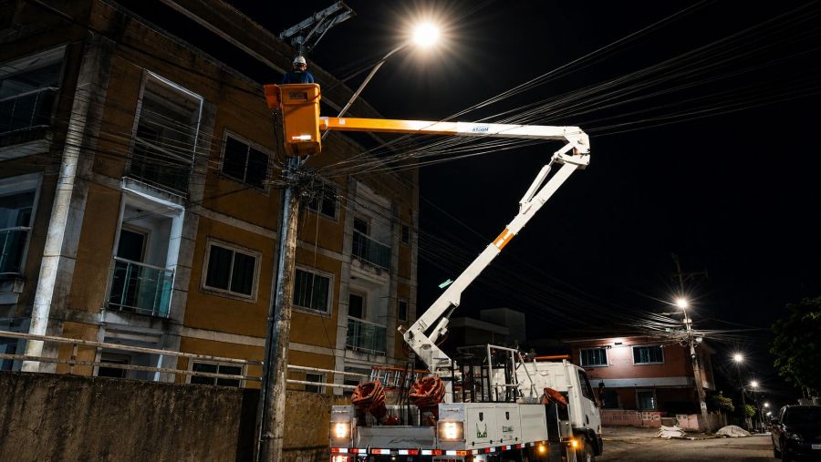 Prefeitura realiza trabalho contínuo na Iluminação Pública