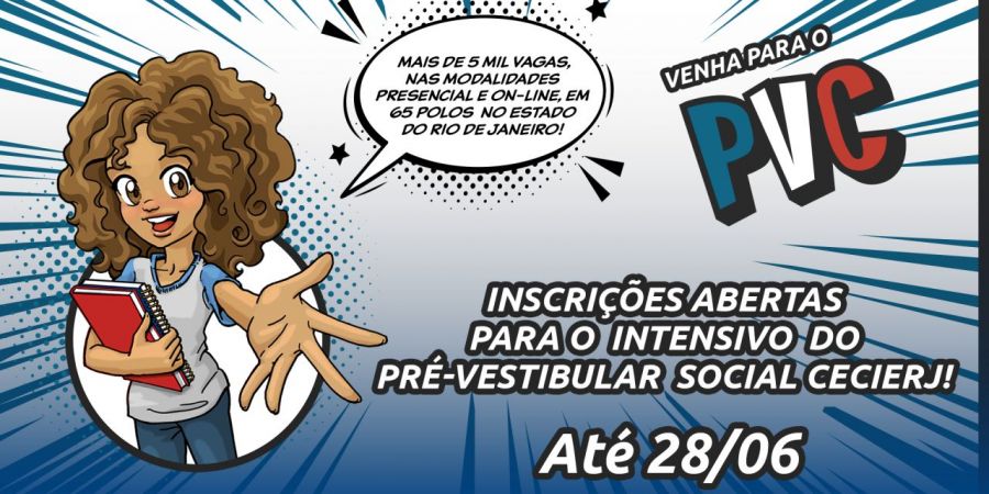 Pré-vestibular Cecierj: inscrições Pré-vestibular Cecierj: inscrições