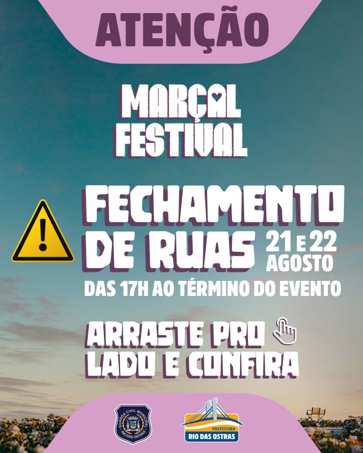 Fechamento de ruas
