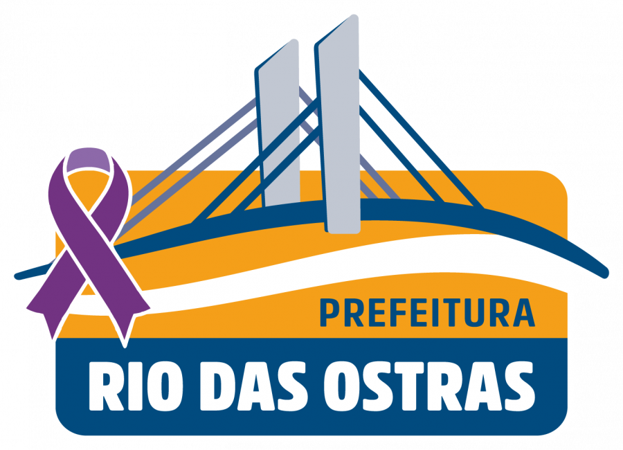 Brasão de Governo e ao lado o texto Prefeitura Rio das Ostras
