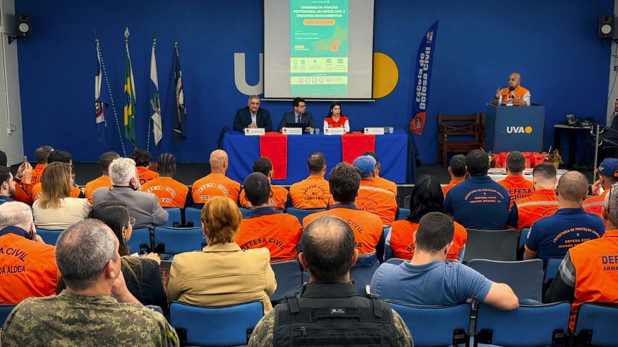 Município participa de seminário sobre Defesa Civil e fortalece integração
