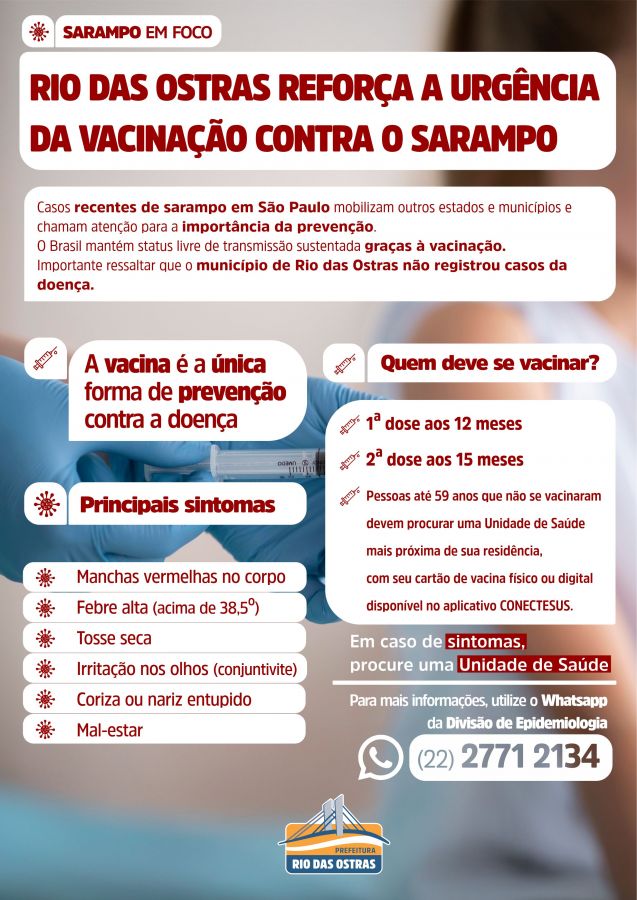 Vacinação Sarampo