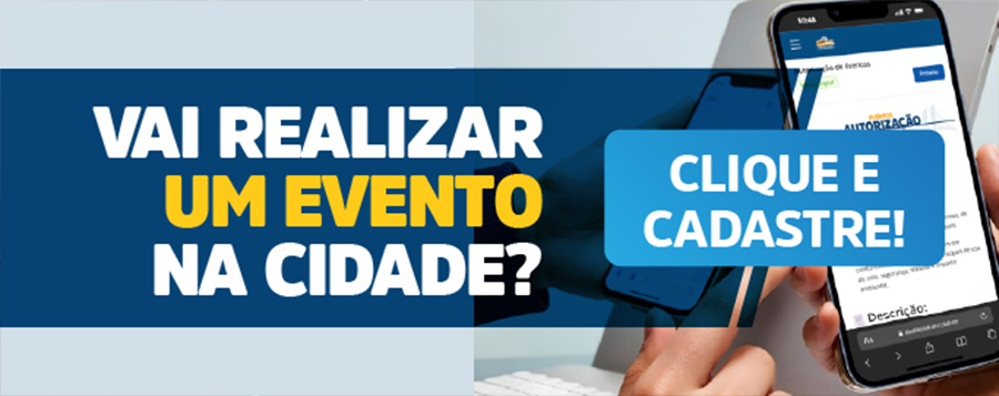 Banner autorização de eventos