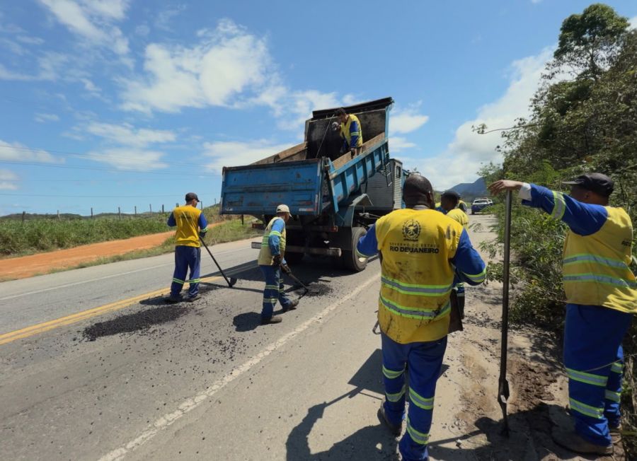 DER-RJ inicia operação recapeamento na RJ-162