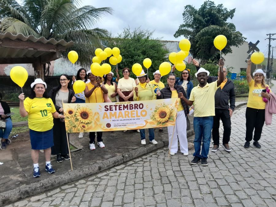 Rocha Leão se une pelo Setembro Amarelo Rocha Leão se une pelo Setembro Amarelo
