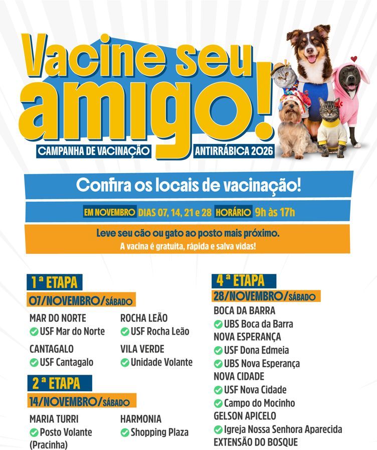 Campanha de Vacinação Antirrábica