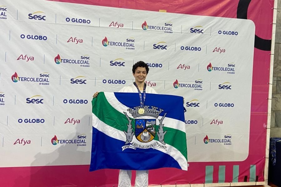 Atleta de Rio das Ostras conquista o bicampeonato de Judô no Intercolegial