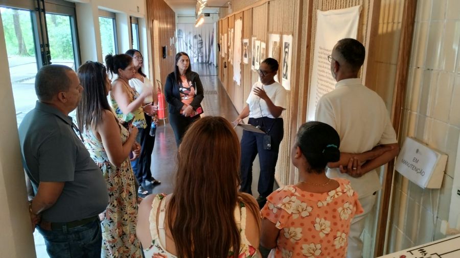 Equipe de Saúde Mental faz visita técnica ao Instituto Nise da Silveira