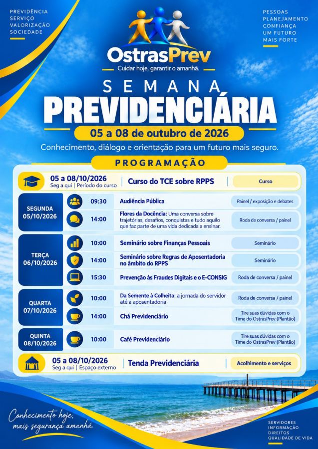 CENSO PREVIDENCIÁRIO 2026