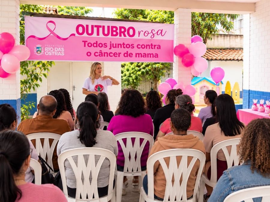 Outubro Rosa encerra com palestra sobre Saúde da Mulher